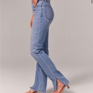Abercrombie & Fitch Blue Straight Leg Jeans